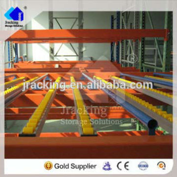 warehouse picking system -- carton flow rack with gravity roller